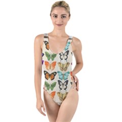 Butterfly 1126264 1920 High Leg Strappy Swimsuit by vintage2030