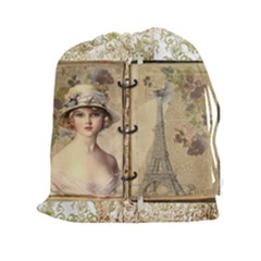 Paris 1122617 1920 Drawstring Pouch (xxl) by vintage2030