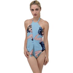 Retro 1107640 1920 Go With The Flow One Piece Swimsuit by vintage2030