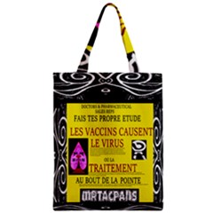 Ronald Story Vaccine Mrtacpans Zipper Classic Tote Bag by MRTACPANS