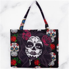 Mexican Skull Lady Mini Tote Bag by snowwhitegirl