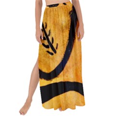 Ceramic Tree Smudge Maxi Chiffon Tie-up Sarong by DeneWestUK