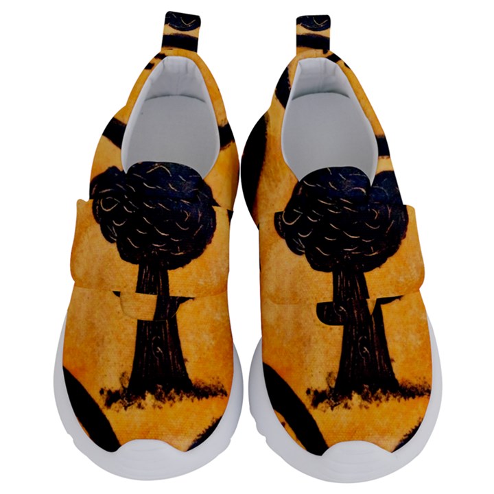 Ceramic Tree Smudge Velcro Strap Shoes