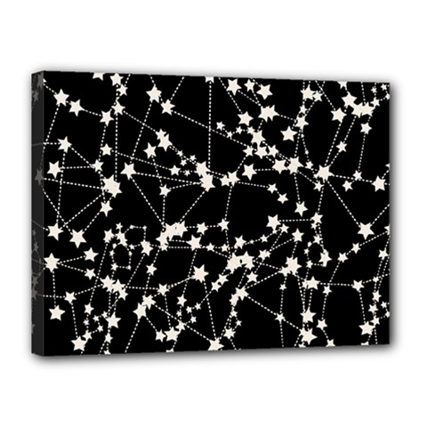 Constellations Canvas 16  X 12  (stretched) by snowwhitegirl