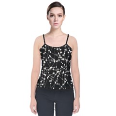 Constellations Velvet Spaghetti Strap Top by snowwhitegirl