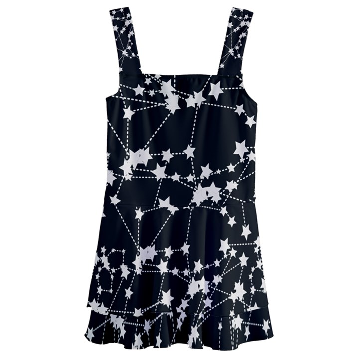 Constellations Kids  Layered Skirt Swimsuit