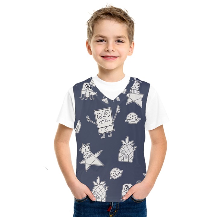 Doodle Bob Pattern Kids  SportsWear