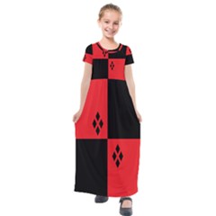 Harley Kids  Short Sleeve Maxi Dress by raeraeshescrafty