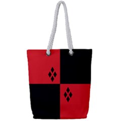 Harley Full Print Rope Handle Tote (small) by raeraeshescrafty