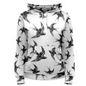 Birds pattern Women s Pullover Hoodie View1