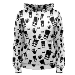 Gentleman Pattern Women s Pullover Hoodie by Valentinaart