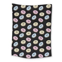 Donuts Pattern Medium Tapestry by Valentinaart