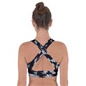 Pineapple pattern Cross Back Sports Bra View2