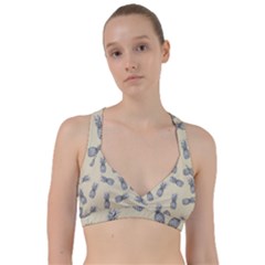 Pineapple Pattern Sweetheart Sports Bra by Valentinaart