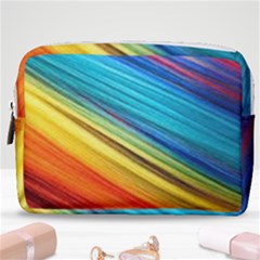 Rainbow Make Up Pouch (medium) by NSGLOBALDESIGNS2