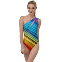 Rainbow To One Side Swimsuit by NSGLOBALDESIGNS2