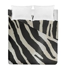 Zebra Print Duvet Cover Double Side (full/ Double Size) by NSGLOBALDESIGNS2