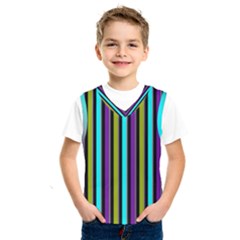 Retro Stripe 1 Vertical Retro Stripe 1 Kids  Sportswear by dressshop