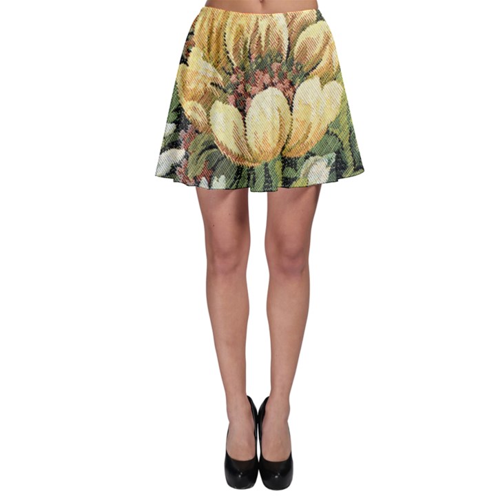 Retro Vintage Floral Skater Skirt