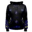 Blue Yellow Bandana Women s Pullover Hoodie View1