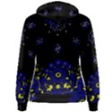 Blue Yellow Bandana Women s Pullover Hoodie View2