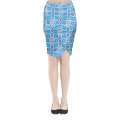 Geometric Doodle 1 Midi Wrap Pencil Skirt by dressshop