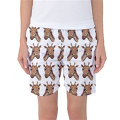 Giraffe Women s Basketball Shorts by ArtByAng