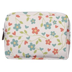 Flowers Pattern Make Up Pouch (medium) by Hansue