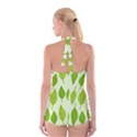 Autumn Pattern Boyleg Halter Swimsuit  View2