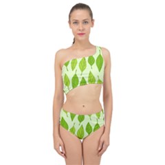 Autumn Pattern Spliced Up Two Piece Swimsuit by Hansue