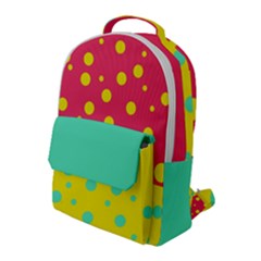 Dot Flap Pocket Backpack (large) by Wanni