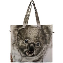 Koala Bear Canvas Travel Bag by ArtByThree