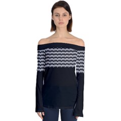 Kalaallit Nunaat Takujuklnl Off Shoulder Long Sleeve Top by PARNUNA