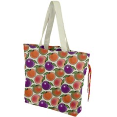 Fruit Tree Salad Pattern Drawstring Tote Bag by emilyzragz