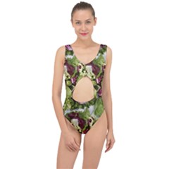 Salad Lettuce Vegetable Center Cut Out Swimsuit by Sapixe