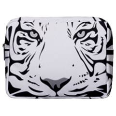 Tiger Black Ans White Make Up Pouch (large) by alllovelyideas