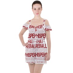 Fireball Whiskey Shirt Solid Letters 2016 Ruffle Cut Out Chiffon Playsuit by crcustomgifts