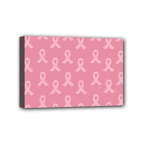 Pink Ribbon - Breast Cancer Awareness Month Mini Canvas 6  X 4  (stretched) by Valentinaart