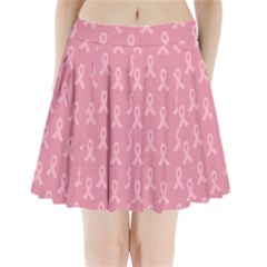 Pink Ribbon - Breast Cancer Awareness Month Pleated Mini Skirt by Valentinaart