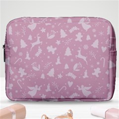 Christmas Pattern Make Up Pouch (large) by Valentinaart