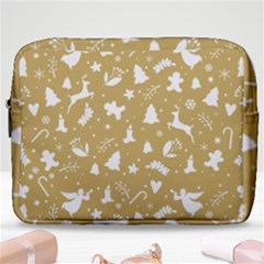 Christmas Pattern Make Up Pouch (large) by Valentinaart