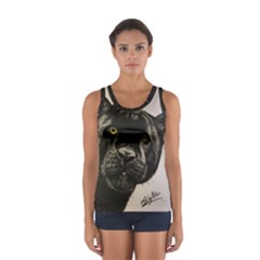 Black Panther Sport Tank Top  by ArtByThree