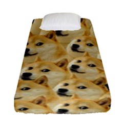 Doge Meme Doggo Kekistan Funny Pattern Fitted Sheet (single Size) by snek