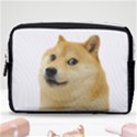 White Doge Meme Alone13k Cowcowshirt Black 15 10 10 100 Make Up Pouch (Medium) View1