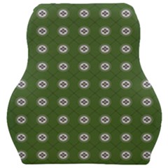 Logo Kekistan Pattern Elegant With Lines On Green Background Car Seat Velour Cushion  by snek