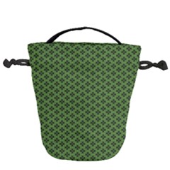 Logo Kek Pattern Black And Kekistan Green Background Drawstring Bucket Bag by snek