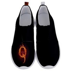 Qanon Letter Q Fire Effect Wwgowga Wwg1wga No Lace Lightweight Shoes by snek