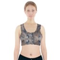 Deep Time Clouds Sports Bra With Pocket View1