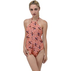 Starfish And Sea Shells Go With The Flow One Piece Swimsuit by Seashineswimwear