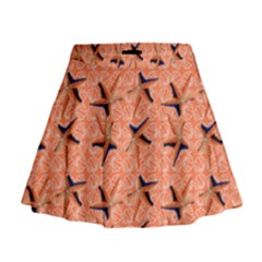 Starfish And Sea Shells Mini Flare Skirt by Seashineswimwear